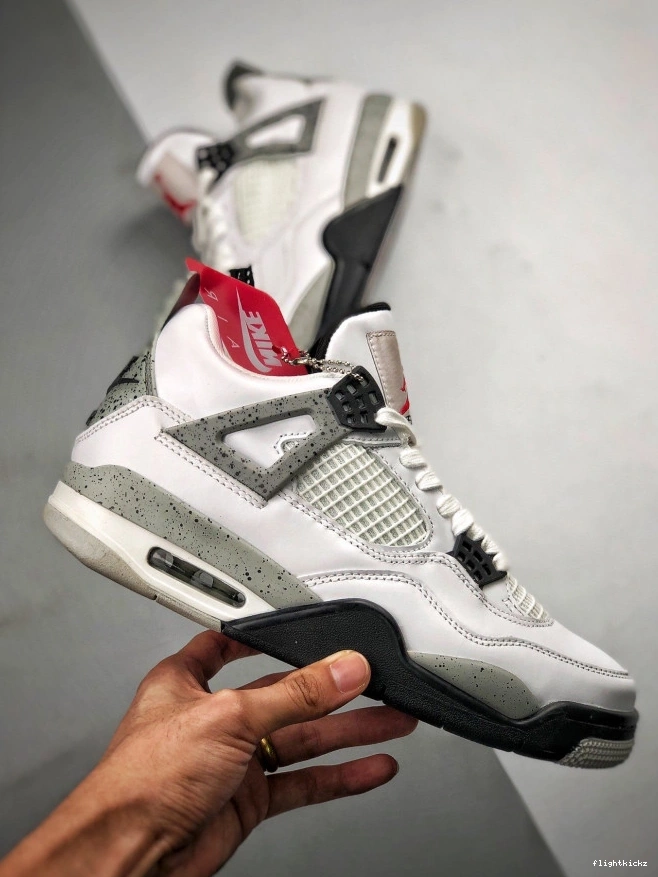 Cement 4 Jordan 840606-192 (nike) Air OG White 0901